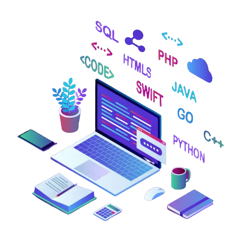 Computadora con lenguajes de programación